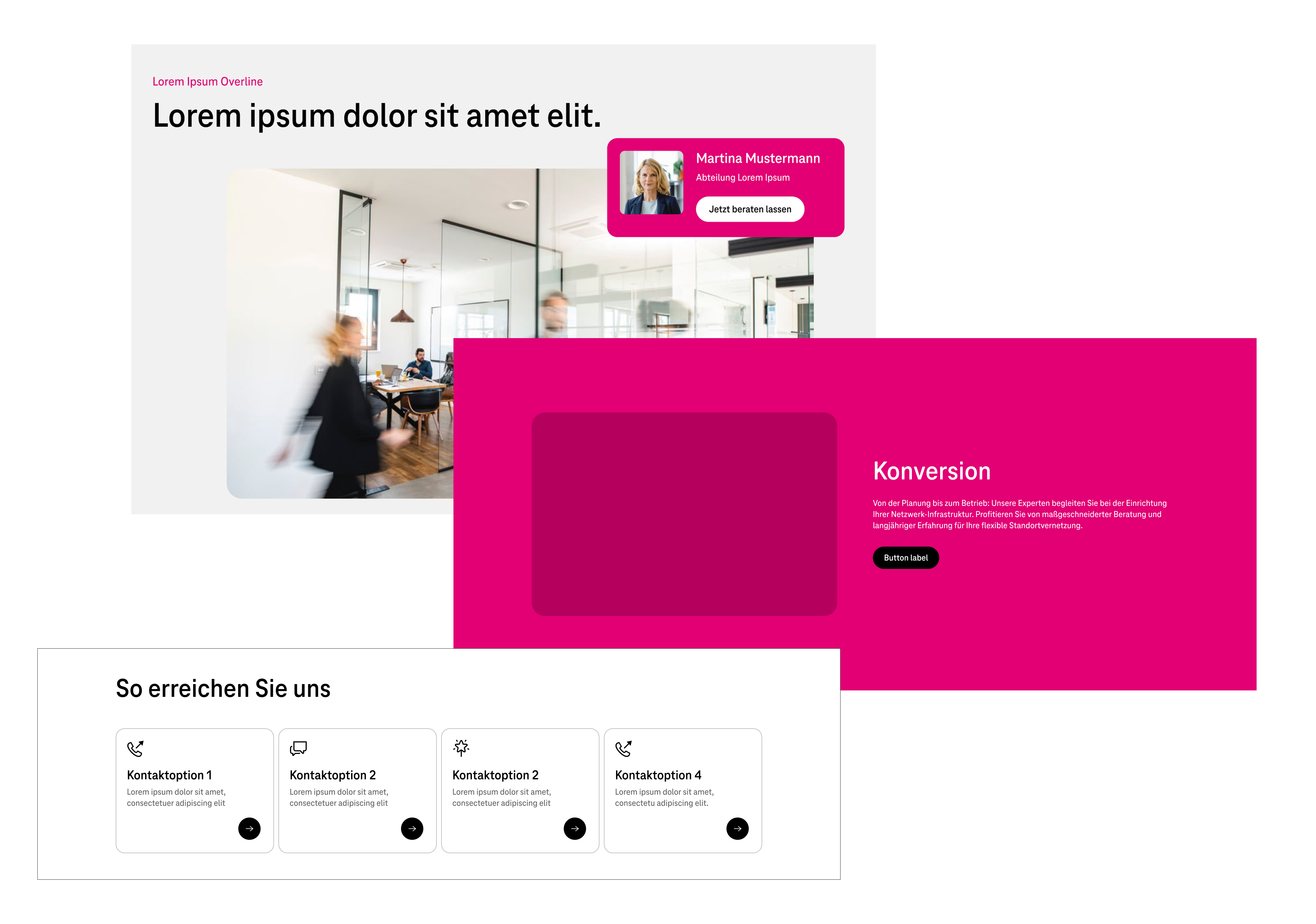 CTA-Platzierung und Conversion-Elemente auf der Seite