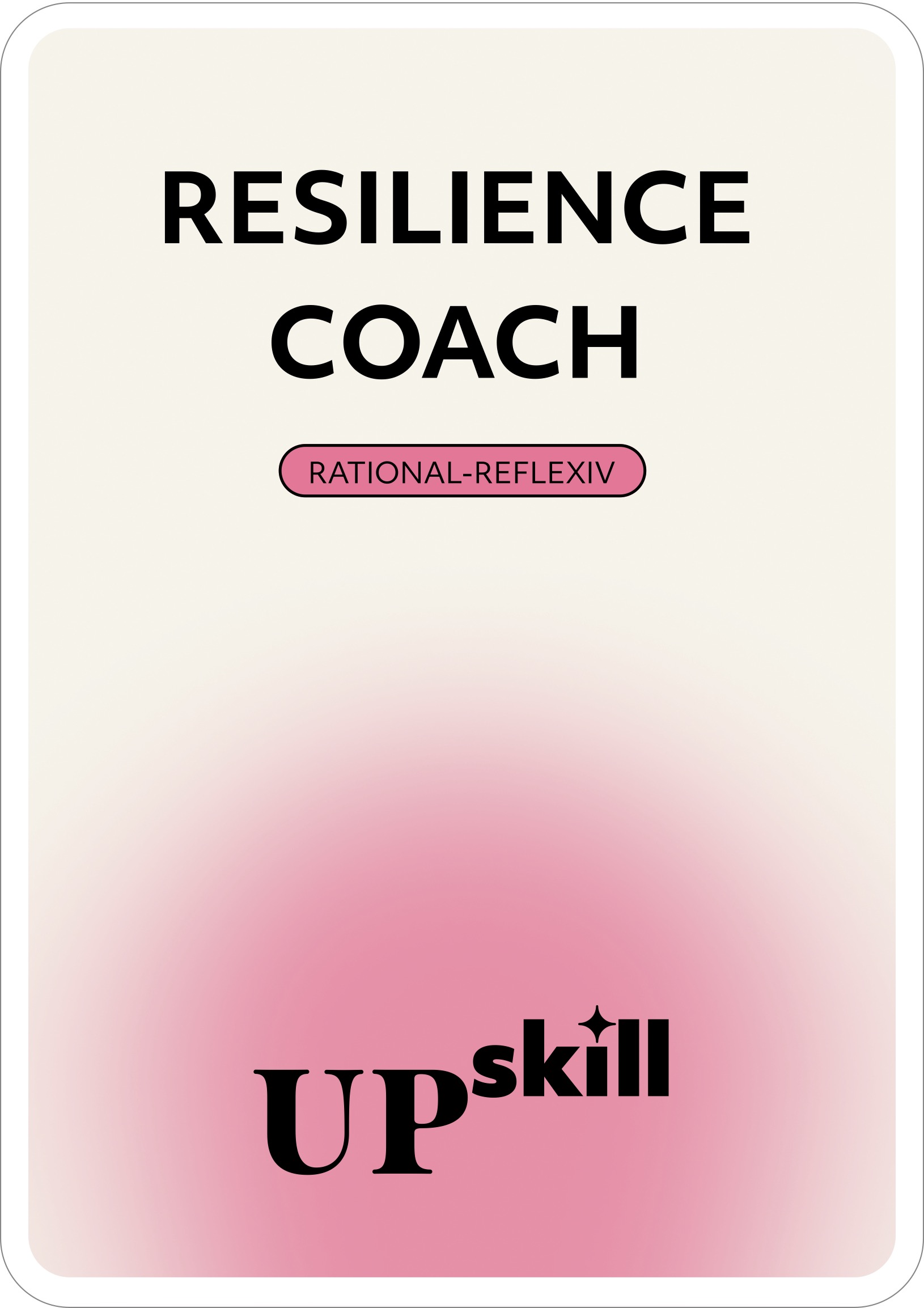 Resilience Coach – Rollenkarte Vorderseite